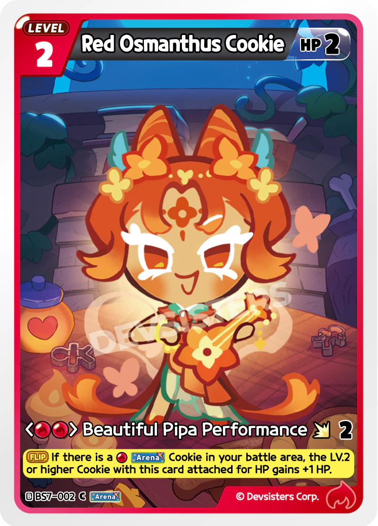 Image for Red Osmanthus Cookie (BS7-002) (BS7) - CookieRun: Braverse TCG