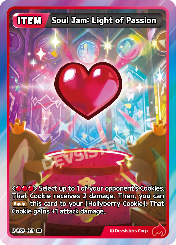 Image for Soul Jam: Light of Passion (BS3-019) (BS3) - CookieRun: Braverse TCG