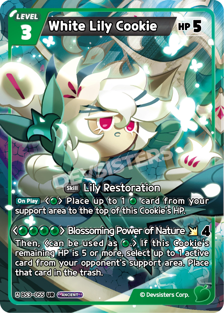 Image for White Lily Cookie (BS3-055) (BS3) - CookieRun: Braverse TCG