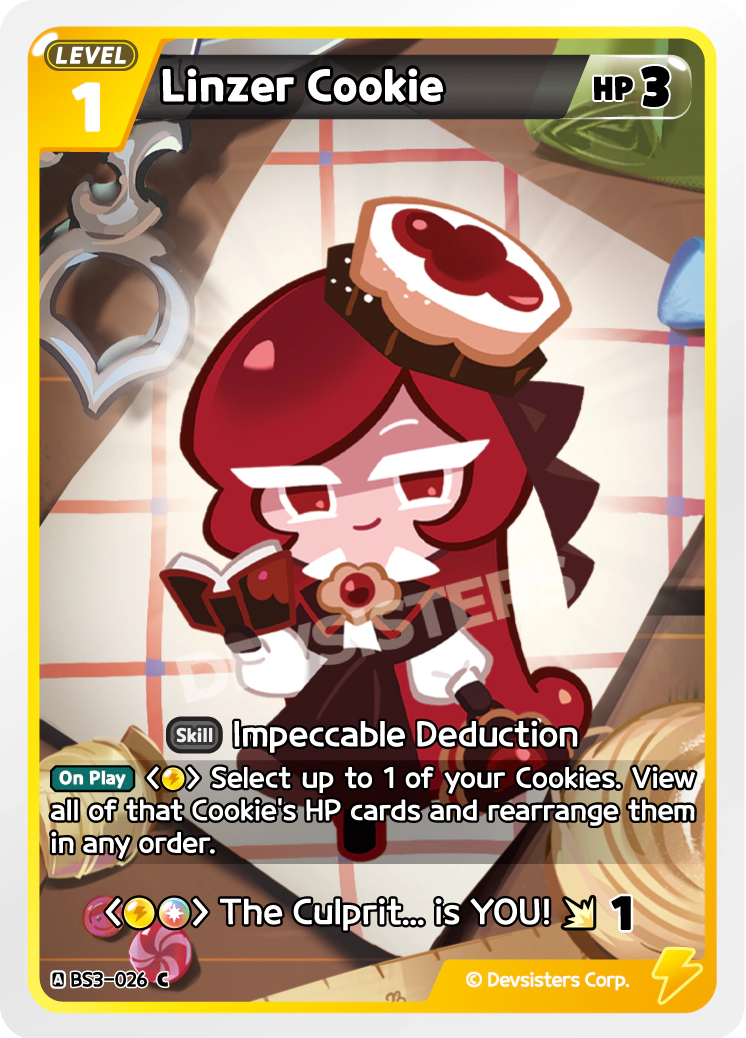 Image for Linzer Cookie (BS3-026) (BS3) - CookieRun: Braverse TCG