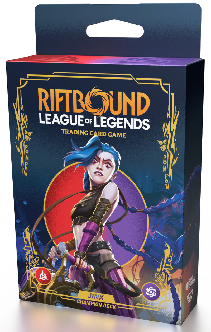 (PRE-ORDER) RIFTBOUND LEAGUE OF LEGENDS TCG ORIGINS - CHAMPION DECK JINX