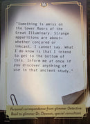 Whispers In The Well - Puzzle Insert (Case File 16)