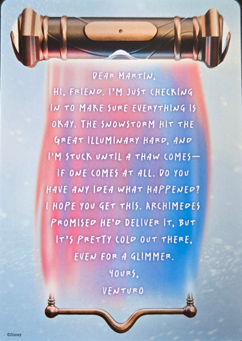 Winterspell - Puzzle Insert Scroll (1 Dot)