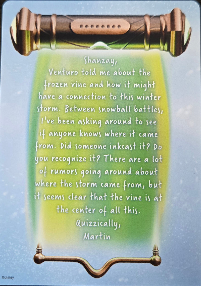 Winterspell - Puzzle Insert Scroll (8 Dot)