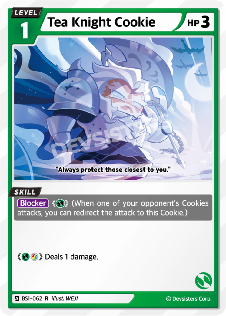 Image for Tea Knight Cookie (BS1-062) (BS1) - CookieRun: Braverse TCG