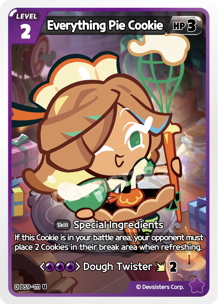 Image for Everything Pie Cookie (BS9-111) (BS9) - CookieRun: Braverse TCG