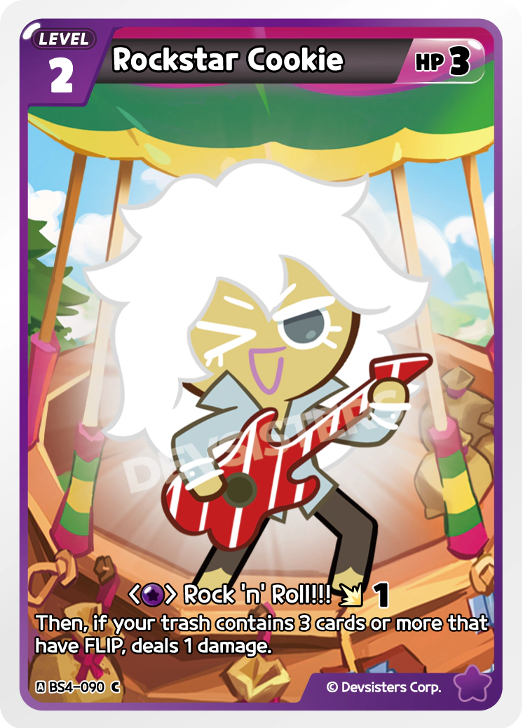 Image for Rockstar Cookie (BS4-090) (BS4) - CookieRun: Braverse TCG