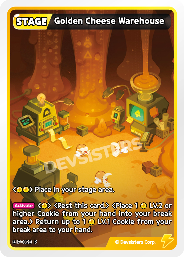 Image for Golden Cheese Warehouse (P-028) (P) - CookieRun: Braverse TCG