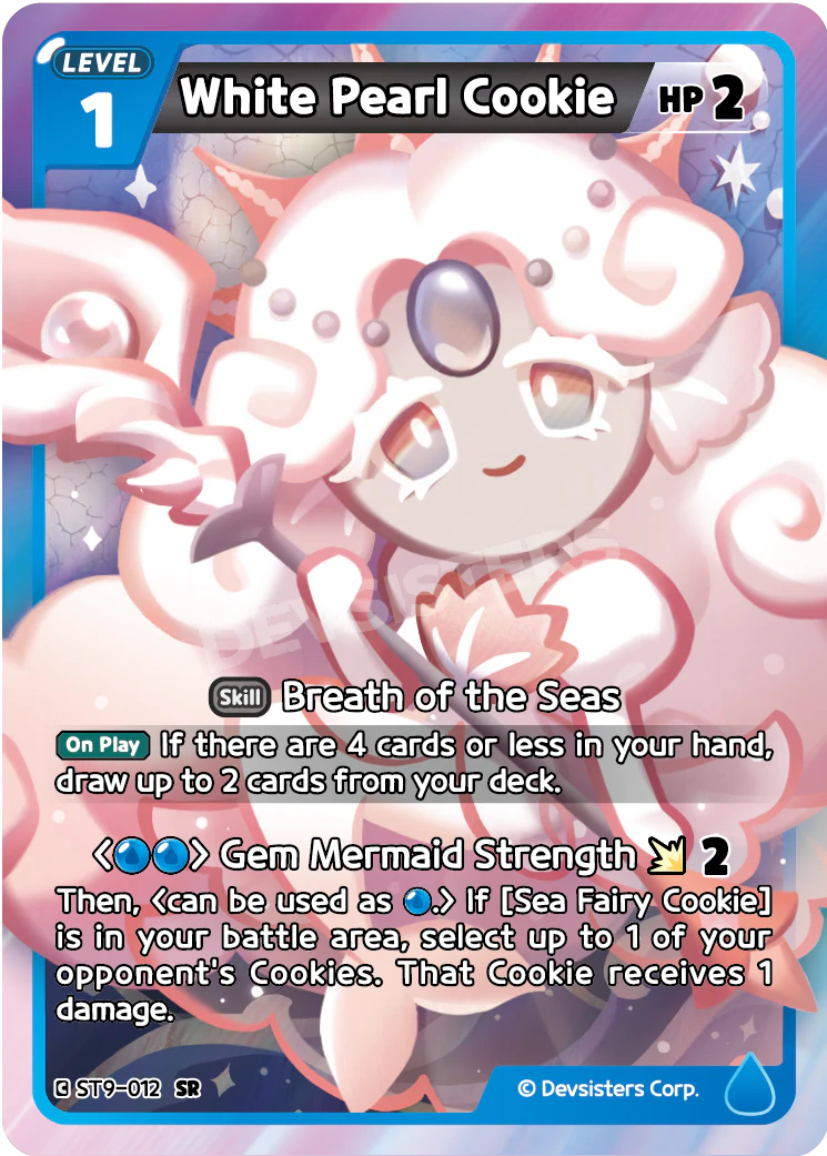 Image for White Pearl Cookie (ST9-012) (ST9) - CookieRun: Braverse TCG