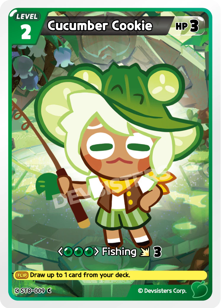 Image for Cucumber Cookie (ST8-009) (ST8) - CookieRun: Braverse TCG