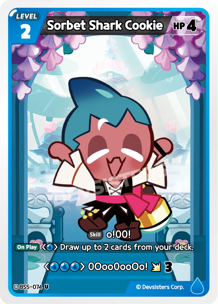 Image for Sorbet Shark Cookie (BS5-074) (BS5) - CookieRun: Braverse TCG