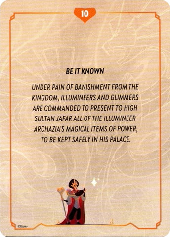 Reign of Jafar - Lore Story Insert #10 (Puzzle)