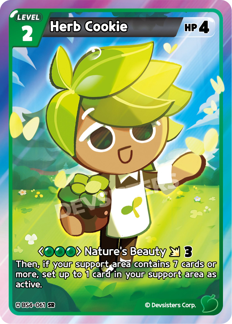 Image for Herb Cookie (BS4-061) (BS4) - CookieRun: Braverse TCG