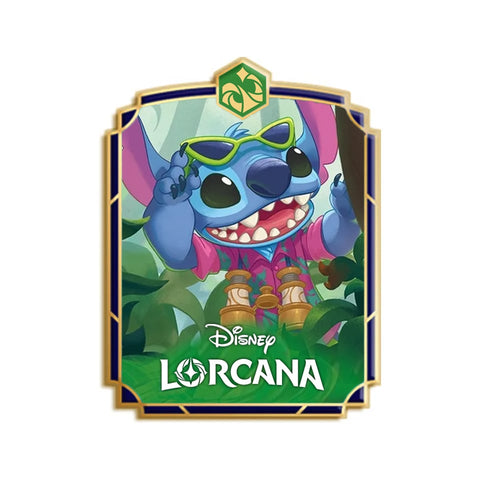 Pin de Lorcana: Stitch Esmeralda