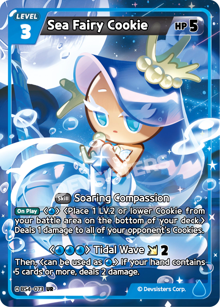 Image for Sea Fairy Cookie (BS4-073) (BS4) - CookieRun: Braverse TCG