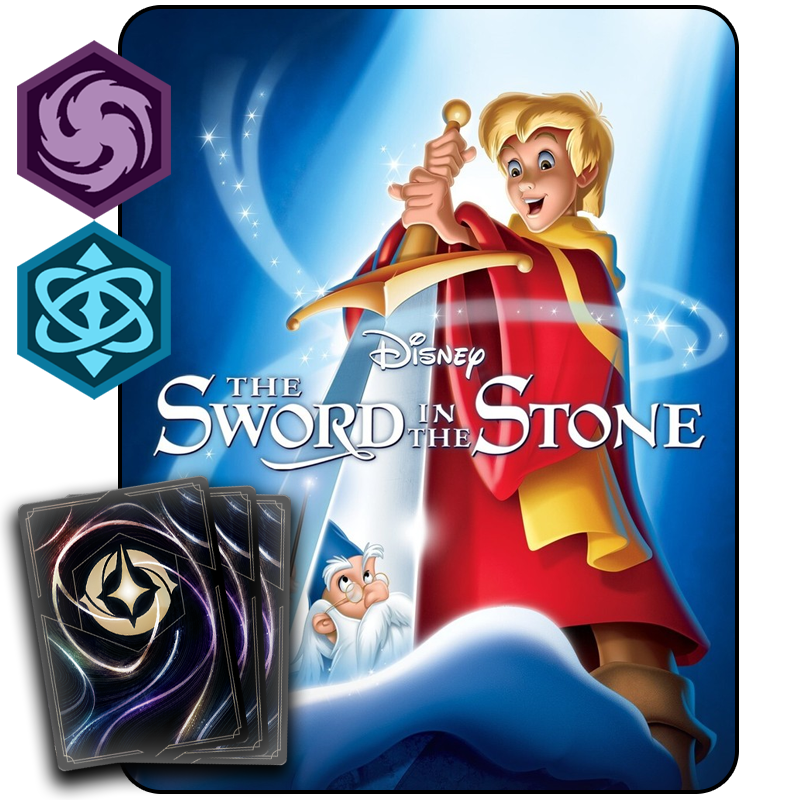 LORCANA THEME STARTERS: SWORD AND THE STONE (AMETHYST/SAPPHIRE)