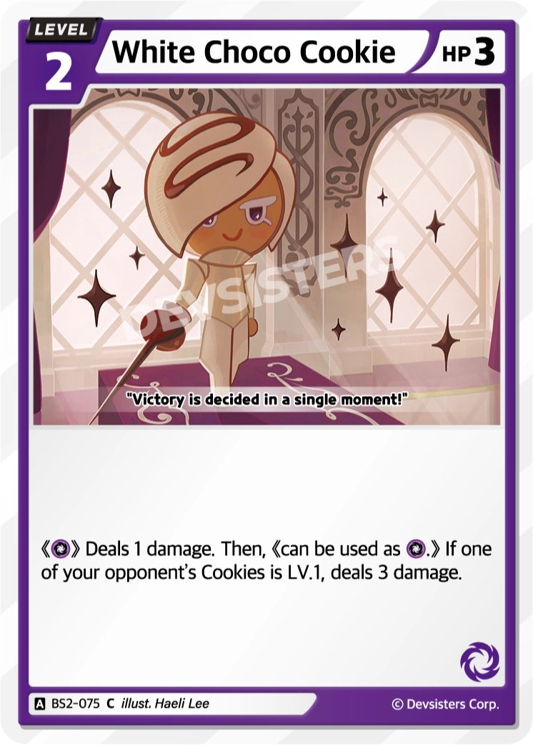 Image for White Choco Cookie (BS2-075) (BS2) - CookieRun: Braverse TCG