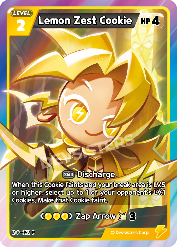 Image for Lemon Zest Cookie (P-052) (P) - CookieRun: Braverse TCG
