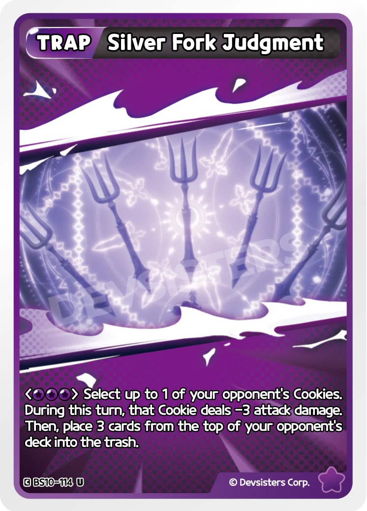 Image for Silver Fork Judgment (BS10-114) (BS10) - CookieRun: Braverse TCG