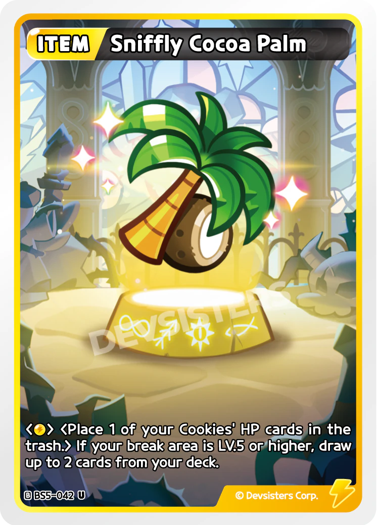 Image for Sniffly Cocoa Palm (BS5-042) (BS5) - CookieRun: Braverse TCG