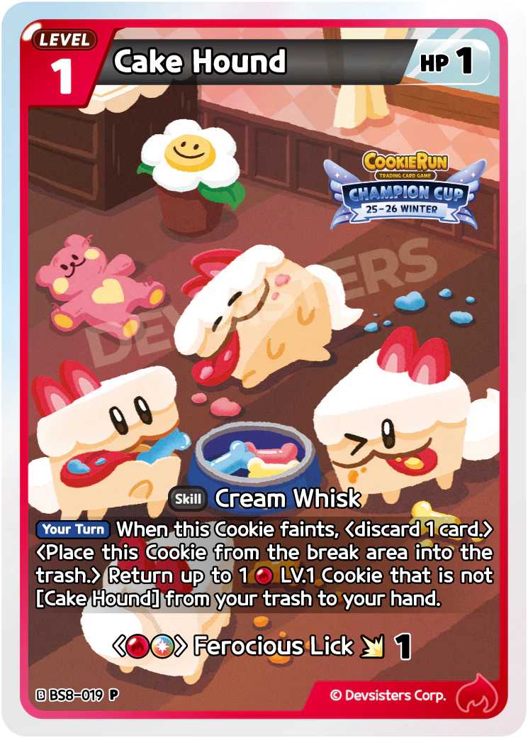 Image for Cake Hound (BS8-019) (BS8) - CookieRun: Braverse TCG