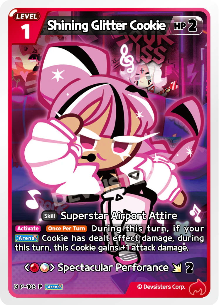 Image for Shining Glitter Cookie (P-106) (P) - CookieRun: Braverse TCG