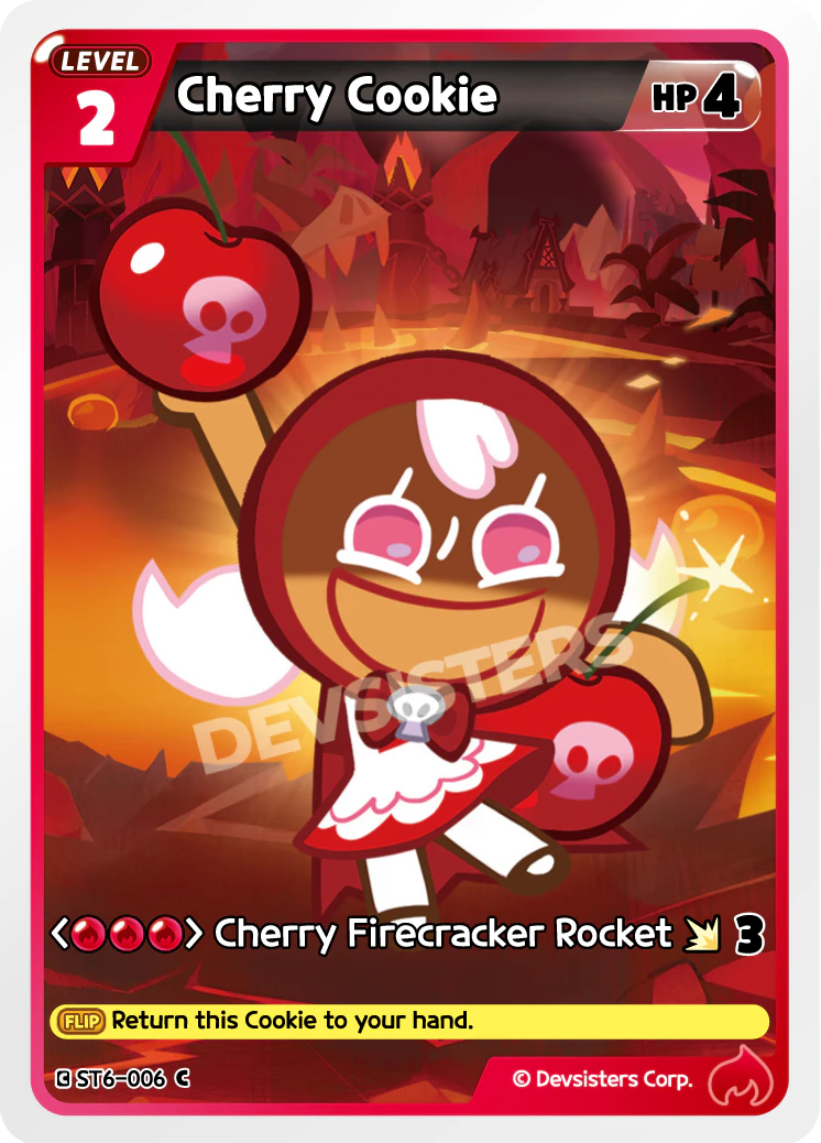 Image for Cherry Cookie (ST6-006) (ST6) - CookieRun: Braverse TCG