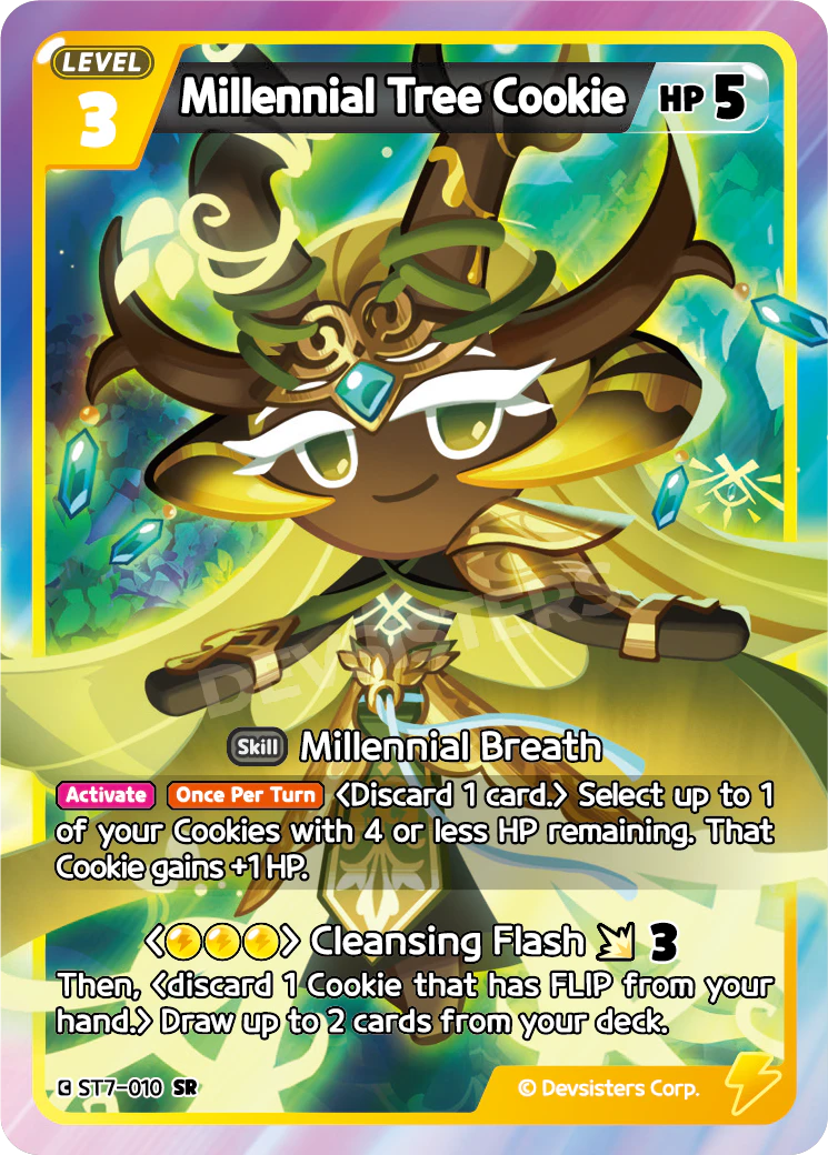 Image for Millennial Tree Cookie (ST7-010) (ST7) - CookieRun: Braverse TCG