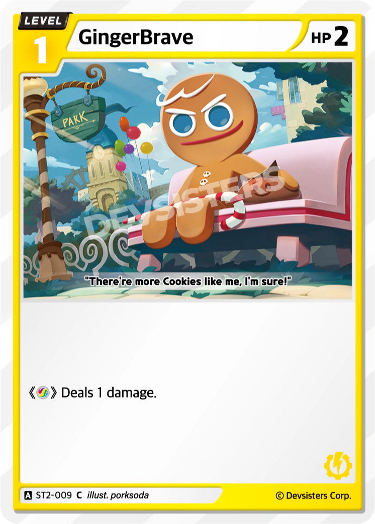 Image for GingerBrave (ST2-009) (ST2) - CookieRun: Braverse TCG