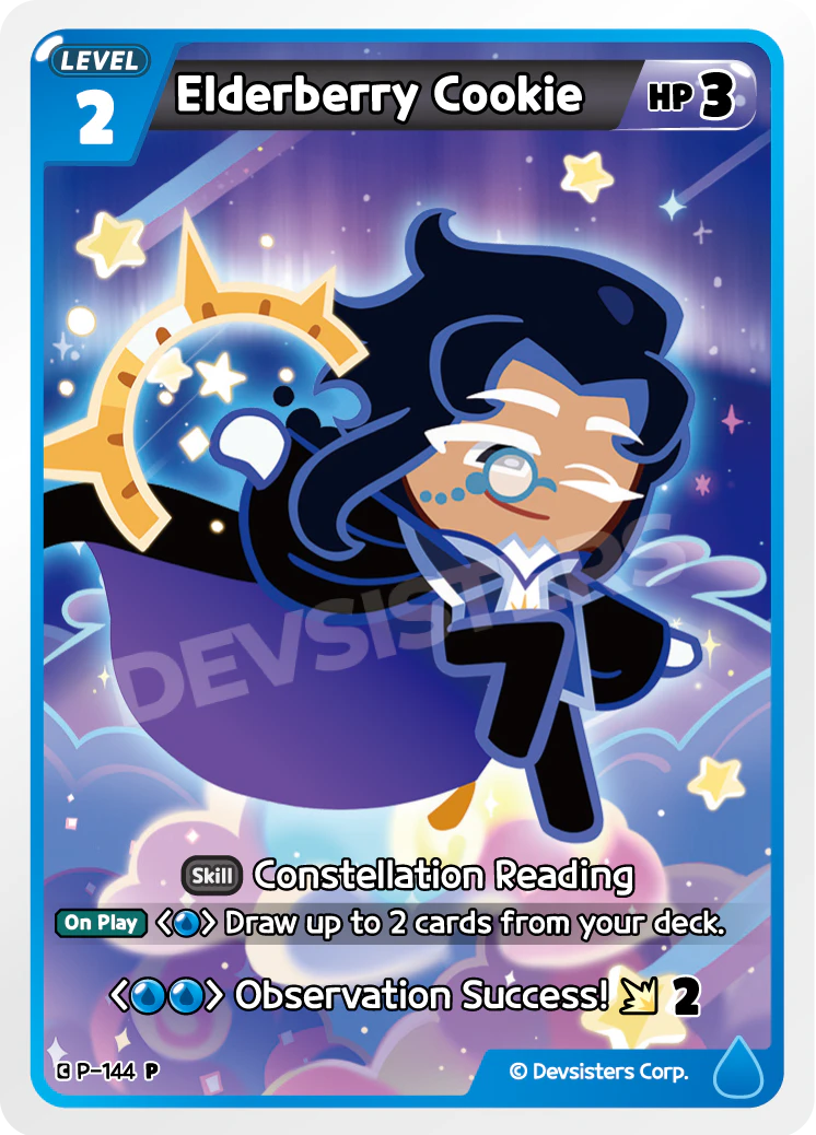 Image for Elderberry Cookie (P-144) (P) - CookieRun: Braverse TCG