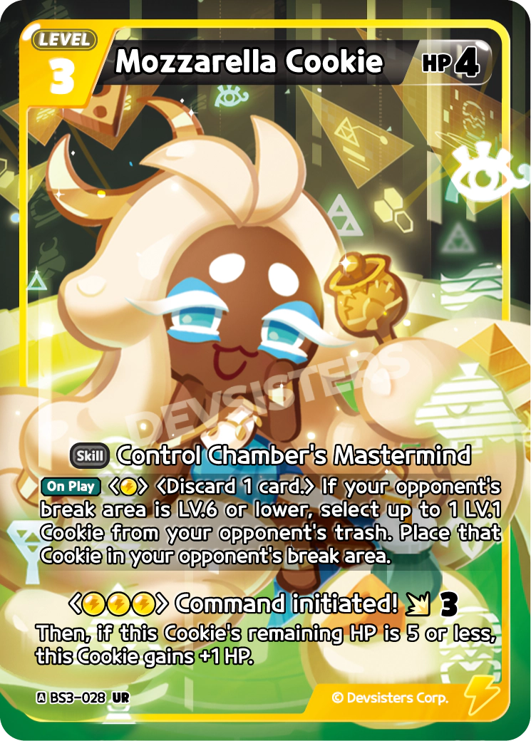 Image for Mozzarella Cookie (BS3-028) (BS3) - CookieRun: Braverse TCG