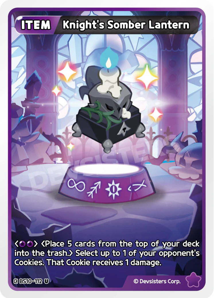 Image for Knight's Somber Lantern (BS10-112) (BS10) - CookieRun: Braverse TCG