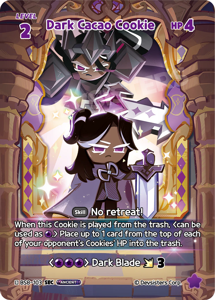 Image for Dark Cacao Cookie (BS8-103) (BS8) - CookieRun: Braverse TCG