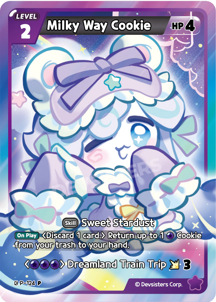Image for Milky Way Cookie (P-124) (P) - CookieRun: Braverse TCG