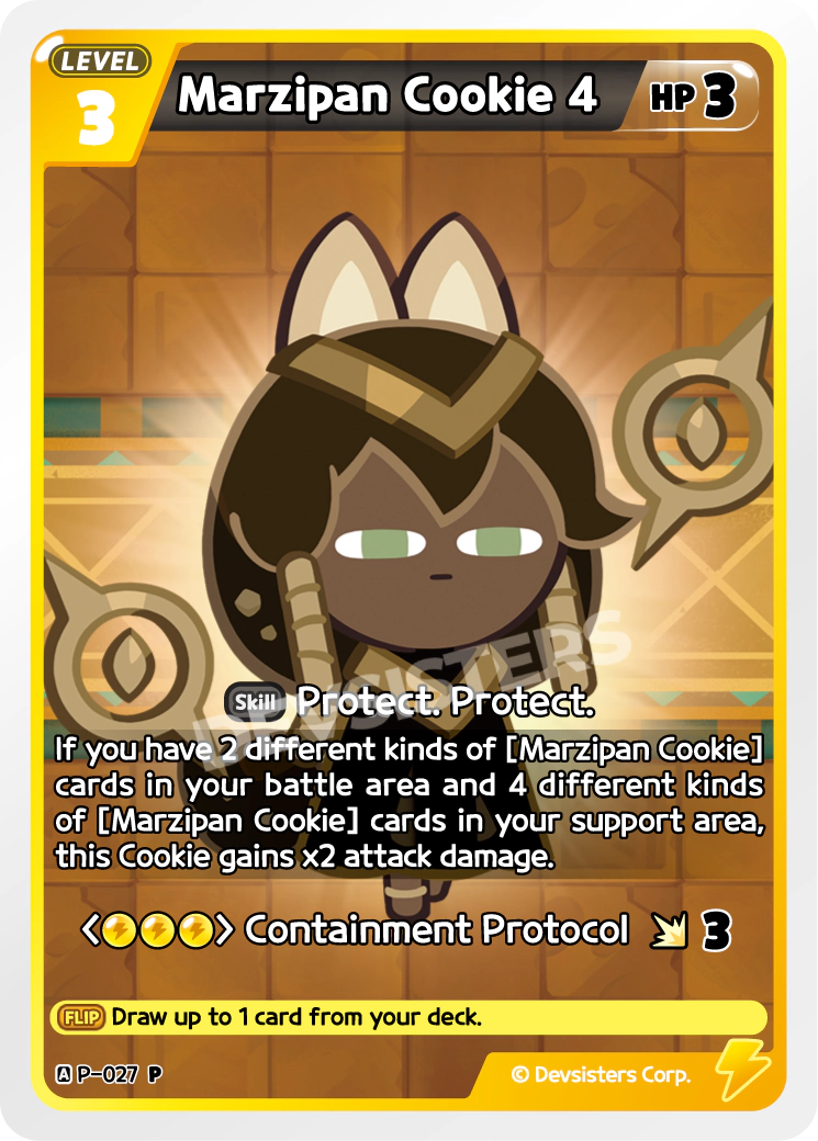 Image for Marzipan Cookie 4 (P-027) (P) - CookieRun: Braverse TCG