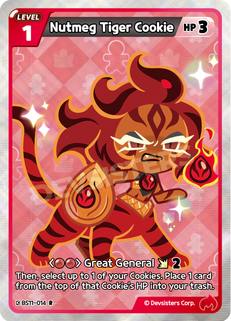 Image for Nutmeg Tiger Cookie (BS11-014) (BS11) - CookieRun: Braverse TCG