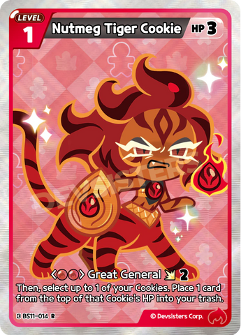 Image for Nutmeg Tiger Cookie (BS11-014) (BS11) - CookieRun: Braverse TCG