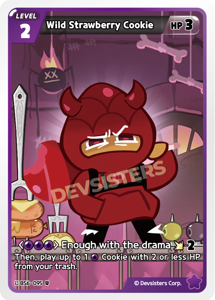 Image for Wild Strawberry Cookie (BS6-095) (BS6) - CookieRun: Braverse TCG