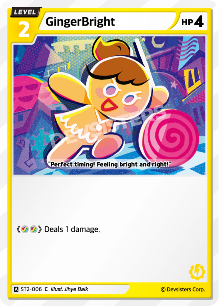 Image for GingerBright (ST2-006) (ST2) - CookieRun: Braverse TCG