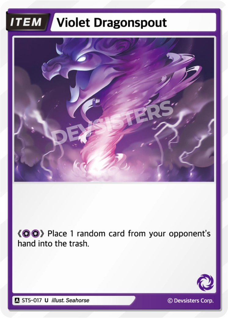 Image for Violet Dragonspout (ST5-017) (ST5) - CookieRun: Braverse TCG