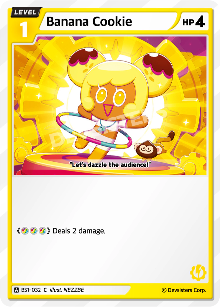 Image for Banana Cookie (BS1-032) (BS1) - CookieRun: Braverse TCG