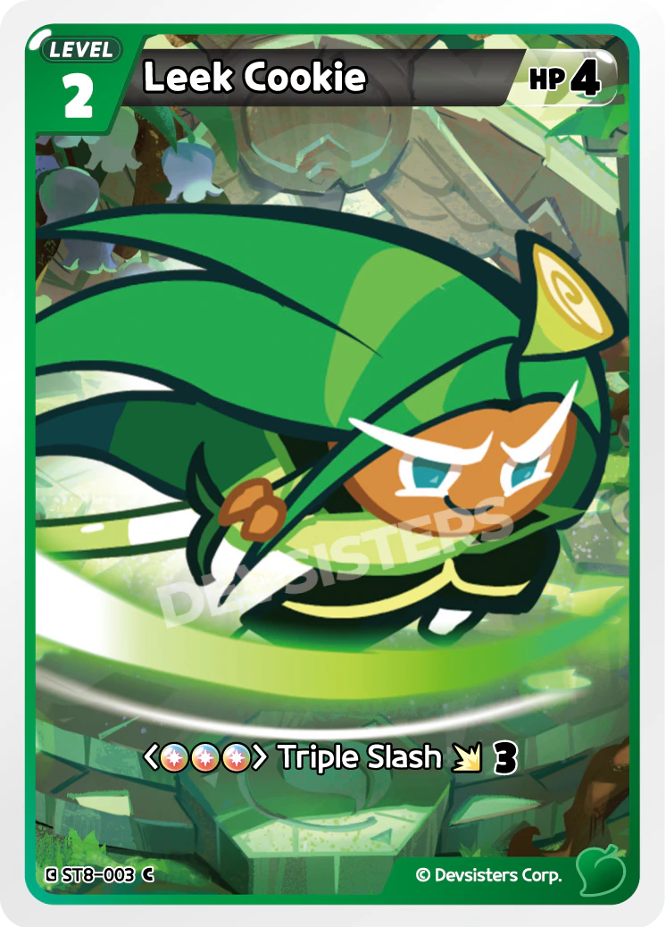Image for Leek Cookie (ST8-003) (ST8) - CookieRun: Braverse TCG