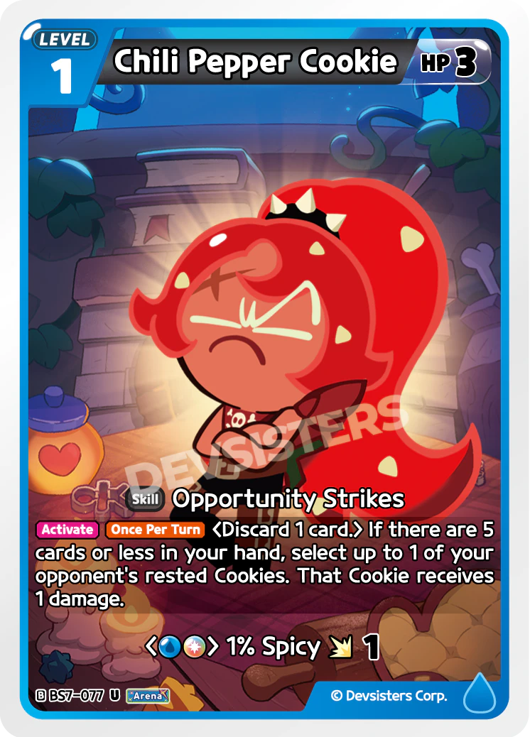 Image for Chili Pepper Cookie (BS7-077) (BS7) - CookieRun: Braverse TCG