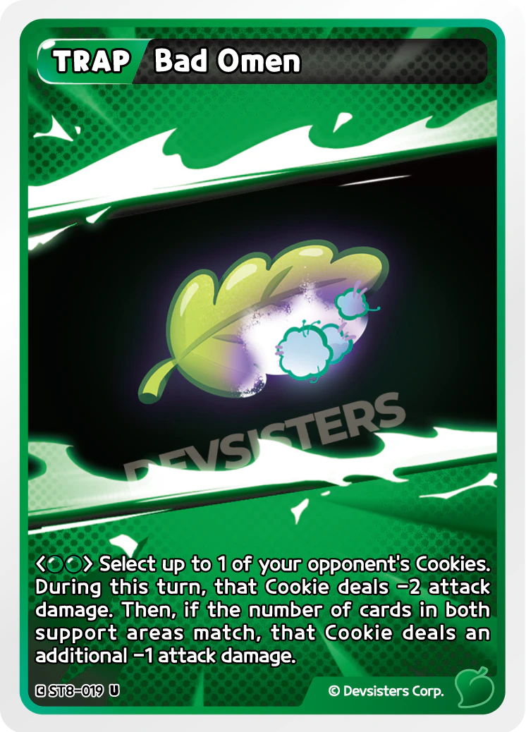 Image for Bad Omen (ST8-019) (ST8) - CookieRun: Braverse TCG