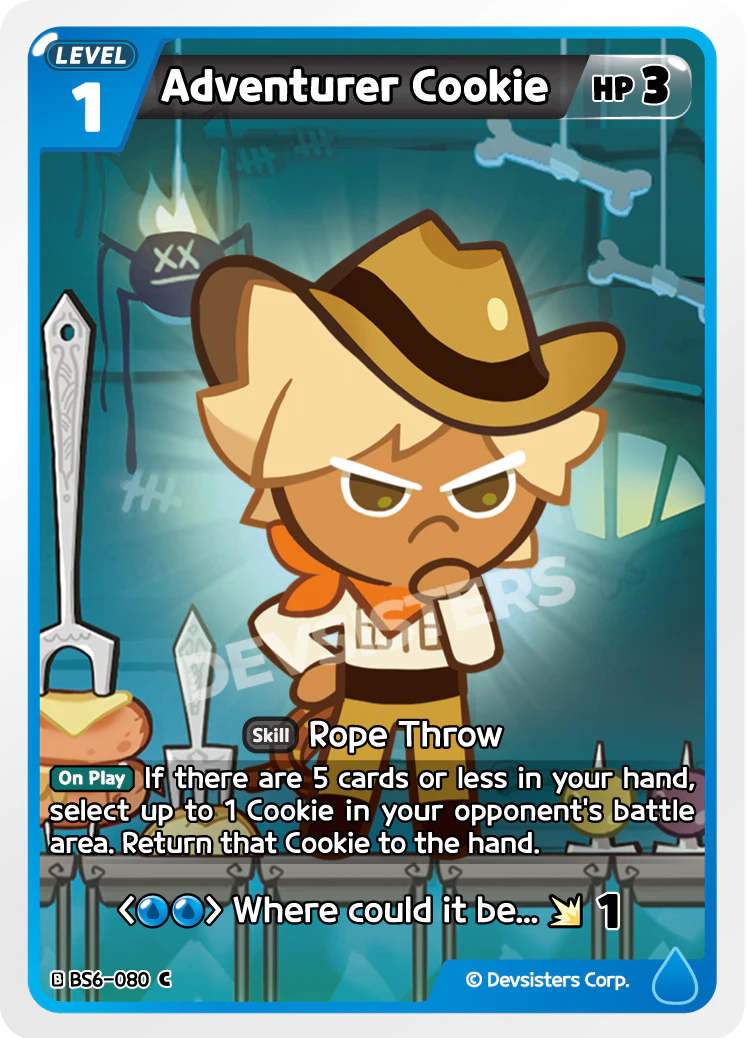 Image for Adventurer Cookie (BS6-080) (BS6) - CookieRun: Braverse TCG