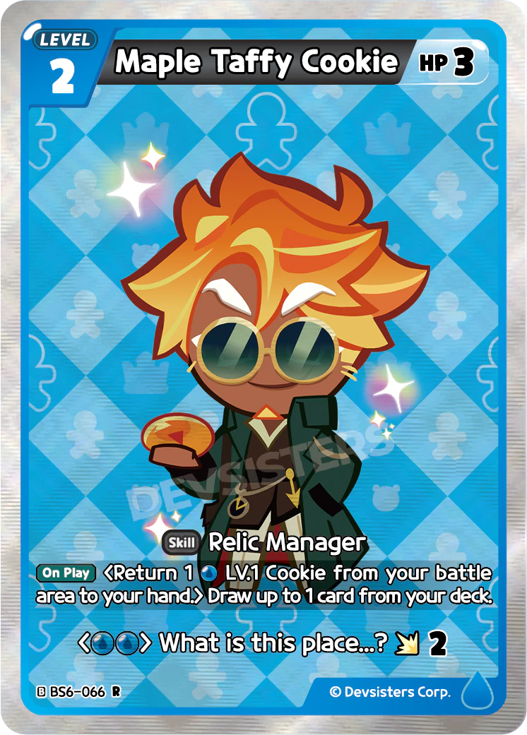 Image for Maple Taffy Cookie (BS6-066) (BS6) - CookieRun: Braverse TCG