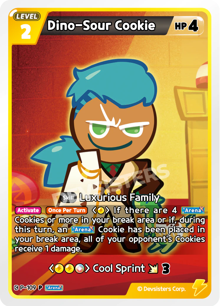 Image for Dino-Sour Cookie (P-109) (P) - CookieRun: Braverse TCG