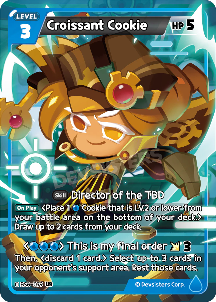 Image for Croissant Cookie (BS6-079) (BS6) - CookieRun: Braverse TCG