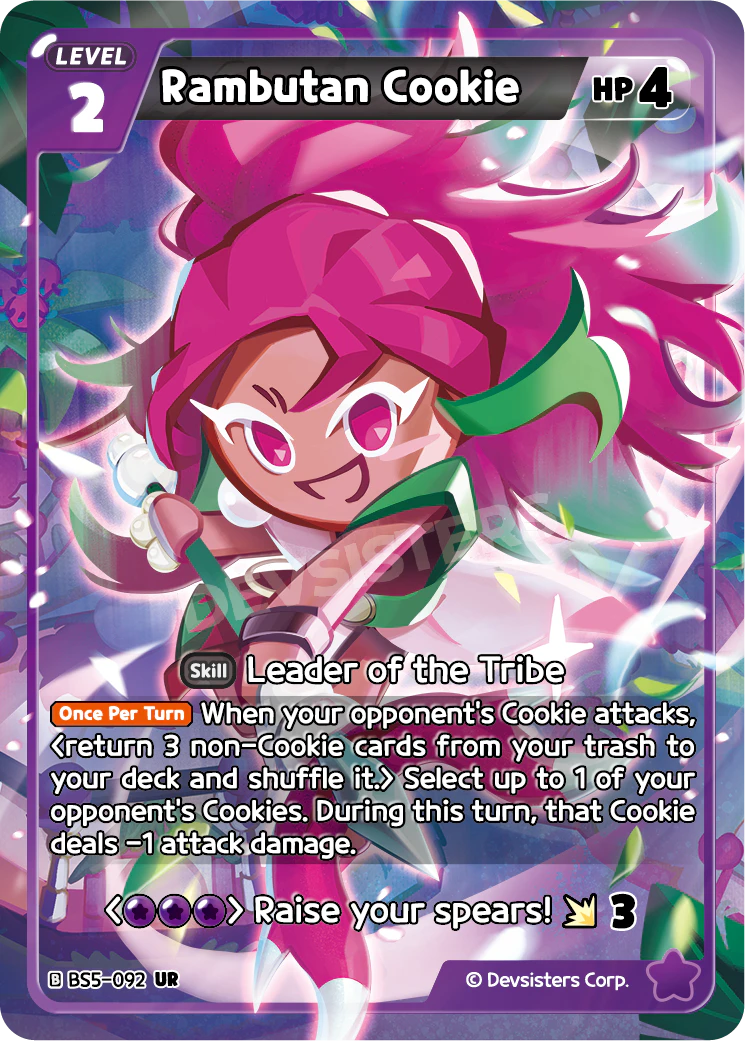 Image for Rambutan Cookie (BS5-092) (BS5) - CookieRun: Braverse TCG
