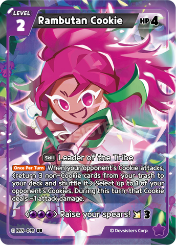 Image for Rambutan Cookie (BS5-092) (BS5) - CookieRun: Braverse TCG